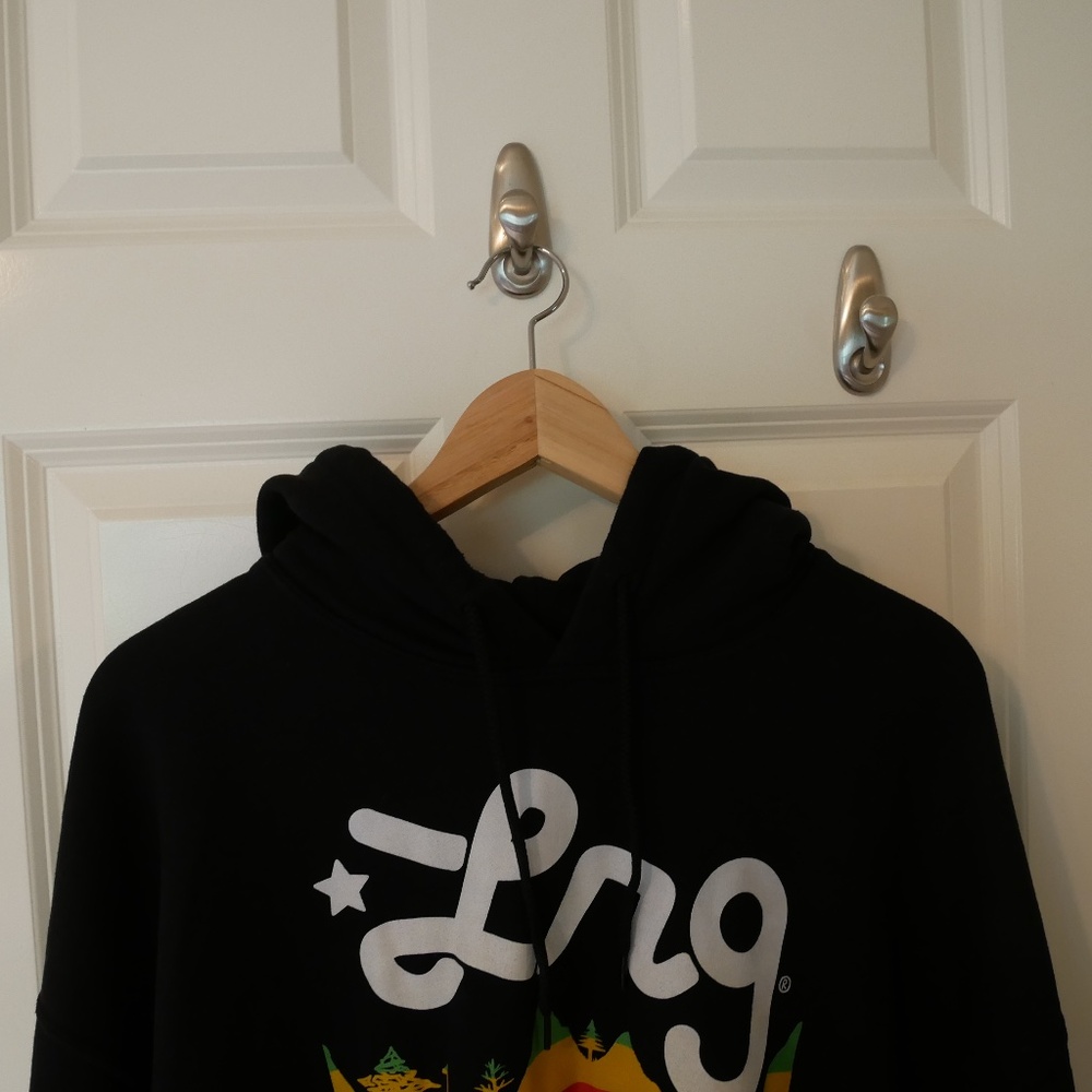 Lrg Mens Semi-VTG Rasta Safari Hoodie LIKE NEW~ - Picture 4 of 7